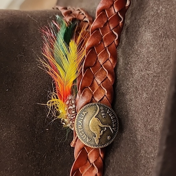 Akubra Snowy River 1010 Pure Fur Felt Hat - Genuine Australia Made size 57 - Picture 3 of 13